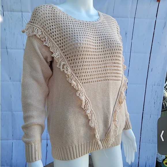 Kling Sweaters - KLING European 100% cotton ruffle detail sweater